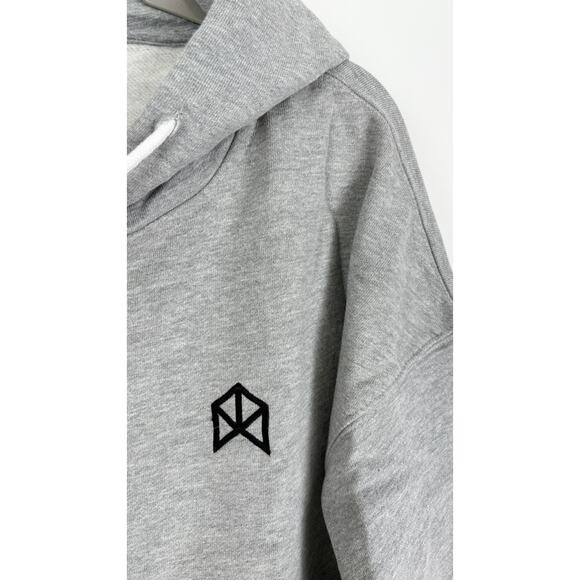 RawGear Full Zip Hoodie Pullover Mens Size Large Grey Black New Athletic BM534 - Picture 2 of 8